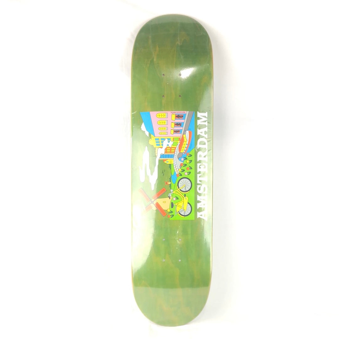 Skate Mental Team Amsterdam Green 8.25'' Skateboard Deck