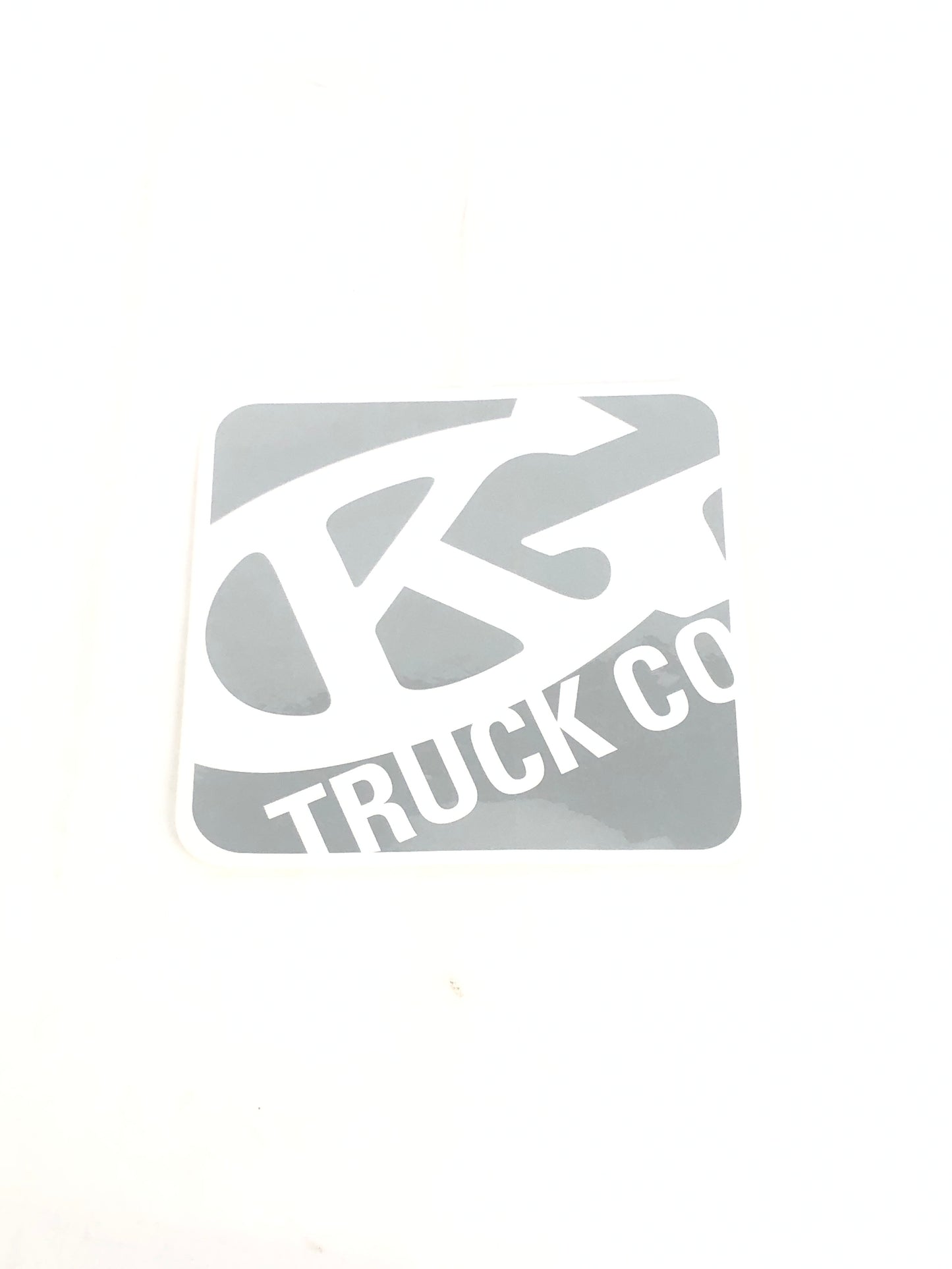 Grind King G Clear Silver 6" x 6.25" Vintage NOS Sticker