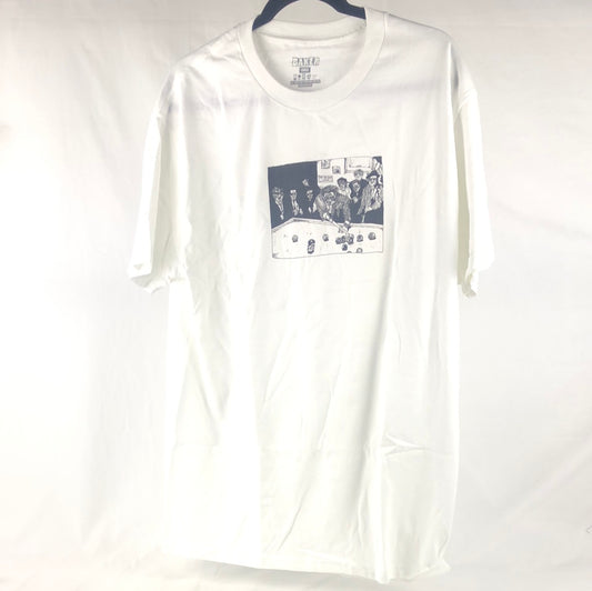Baker Pool Hall White Black Size L S/s Shirt