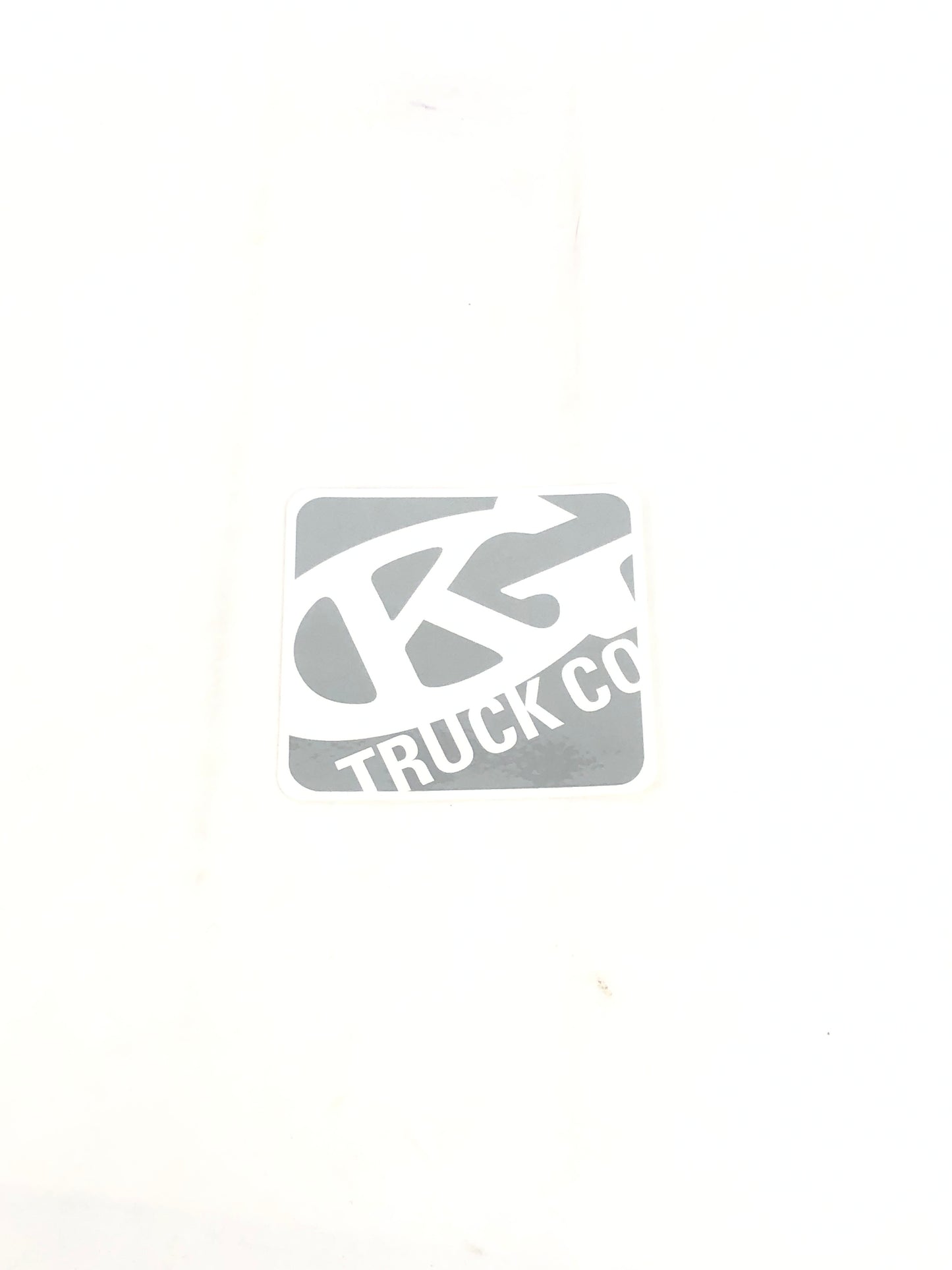 Grind King G Clear Silver 4" x 4.25" Vintage NOS Sticker
