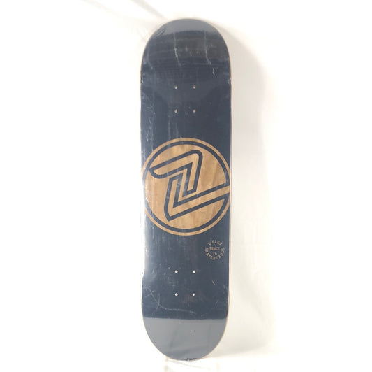 Z-Flex Team Black/Woodgrain 8.5" Skateboard Deck