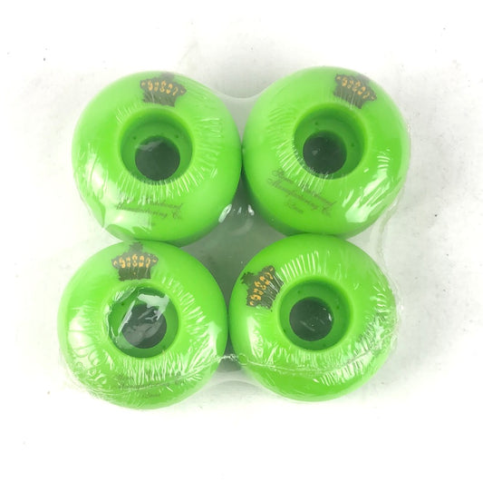 Stereo Crown Graphic Green 52mm Skateboard Wheels