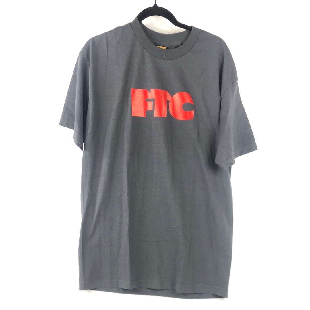 FTC Chest Logo Grey Red Size L S/s Shirt