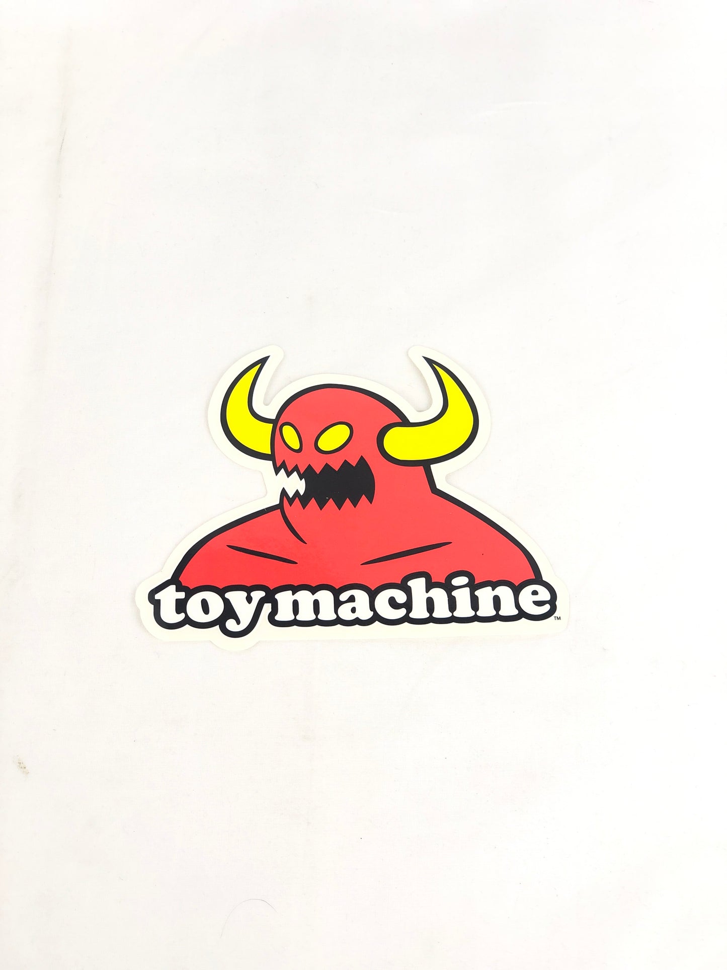Toy Machine Devil Clear Black Red 6" x 4" Sticker