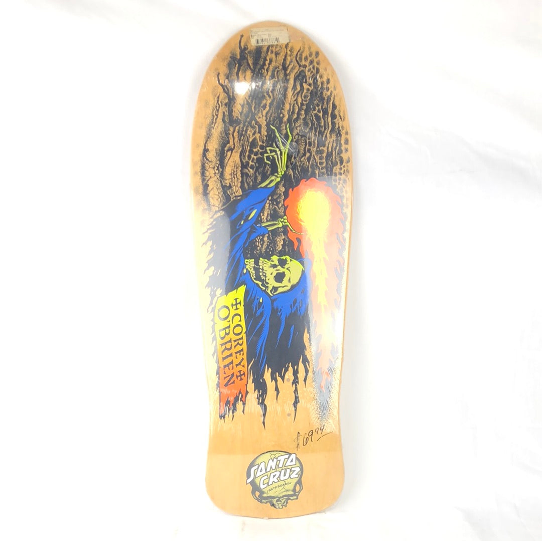 Santa Cruz Corey O'Brien Grim Reaper Yellow 9.6'' Skateboard Deck