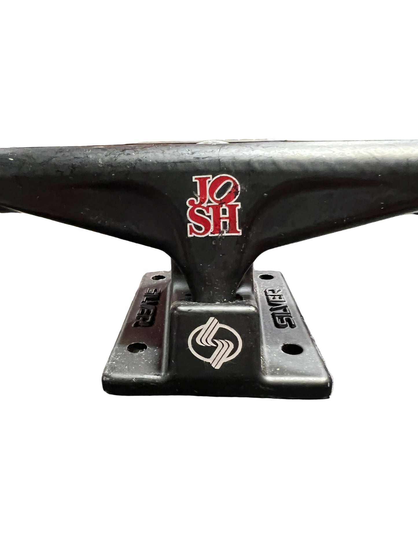Silver L Class Josh Kalis Love Park Sign Font Red Black White Size 7.75" Vintage Trucks