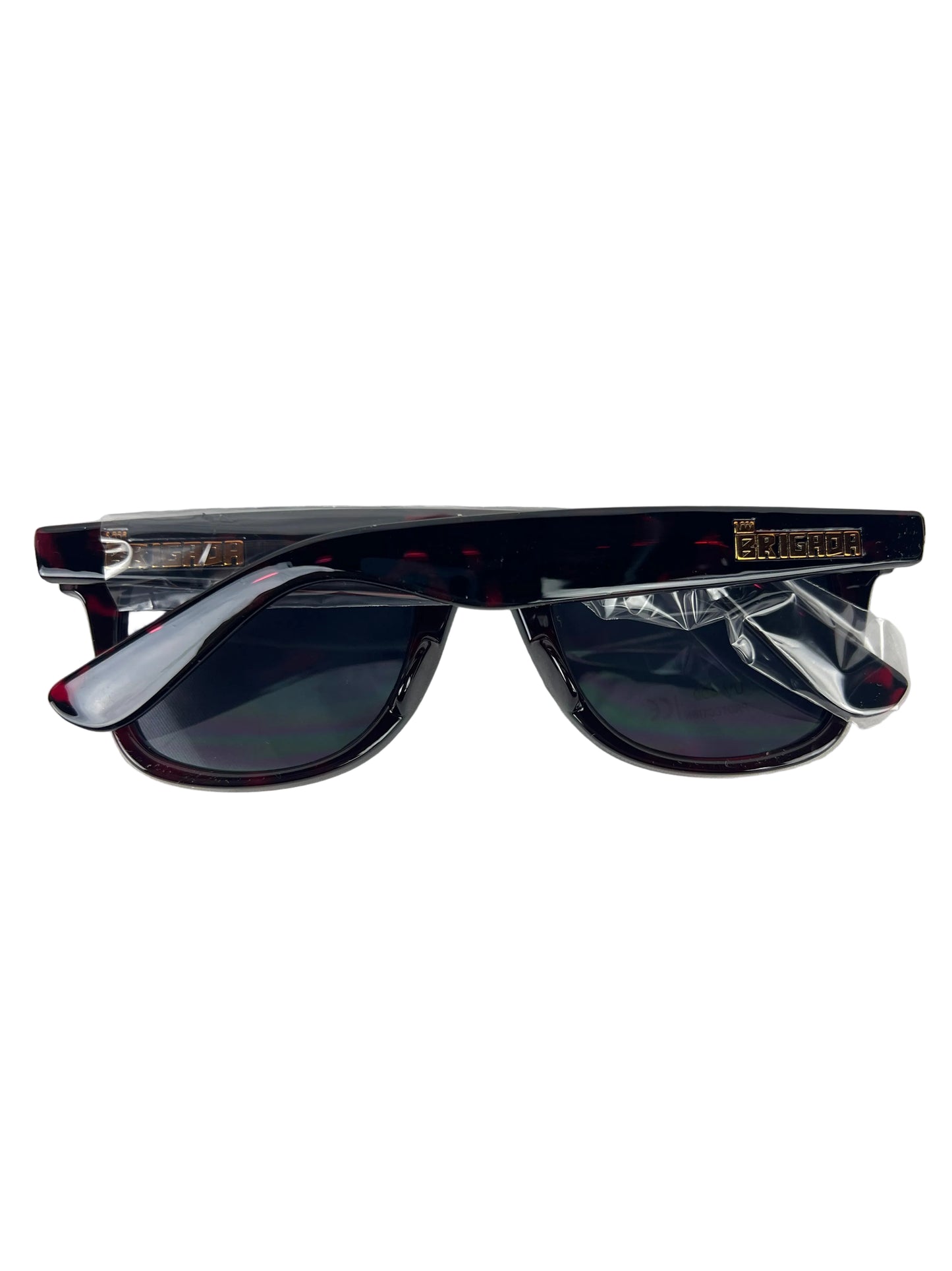 Brigada Paul Rodriguez Cheetah Print Red Signature Sunglasses