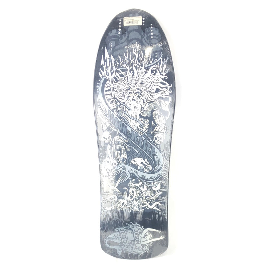 Santa Cruz Jason Jessee Ashes to Ashes Neptune Black/White Size 10" Shaped Skateboard Deck