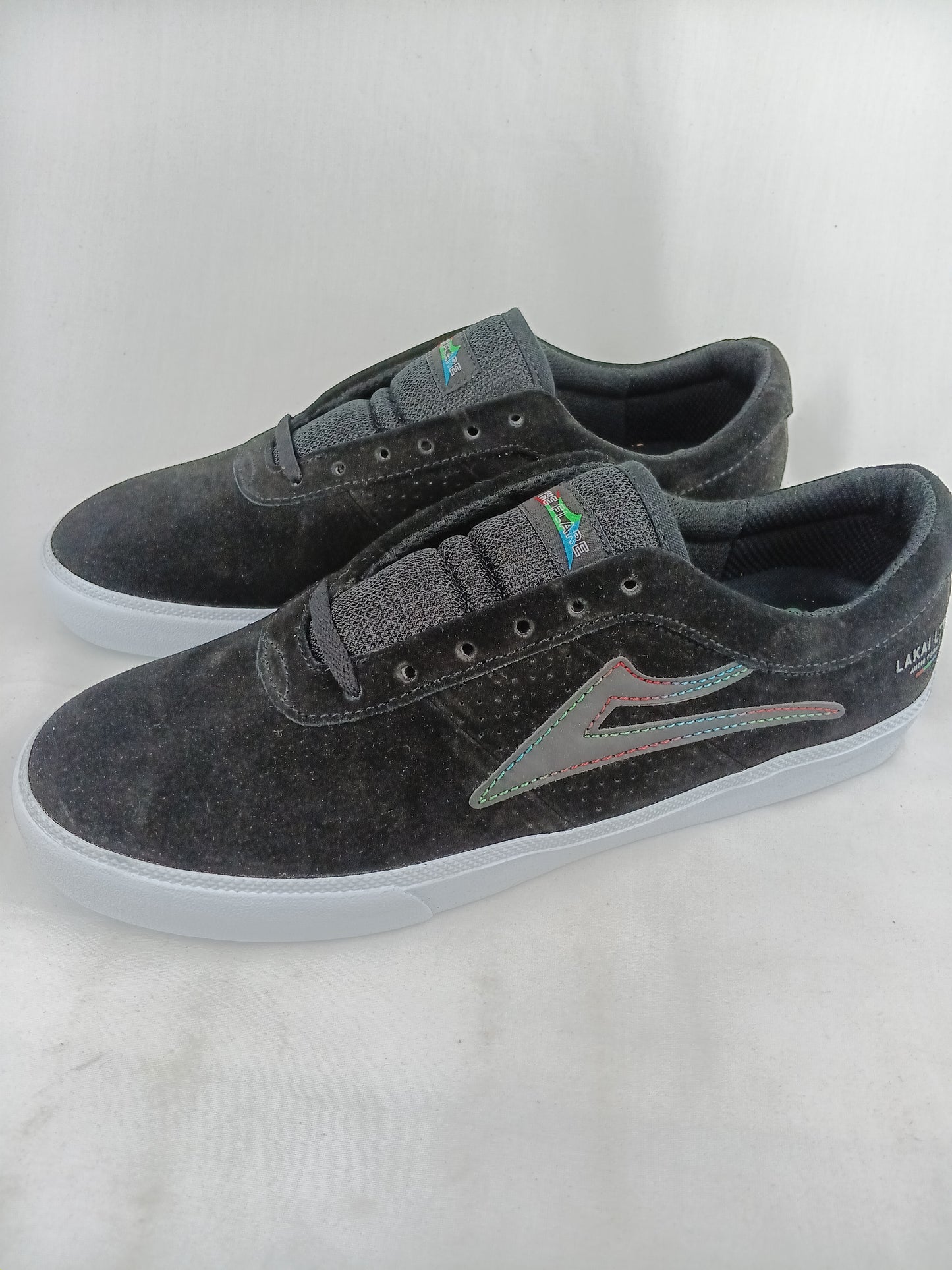 Lakai X The Flare Sheffield Black Suede Size 9 Shoes