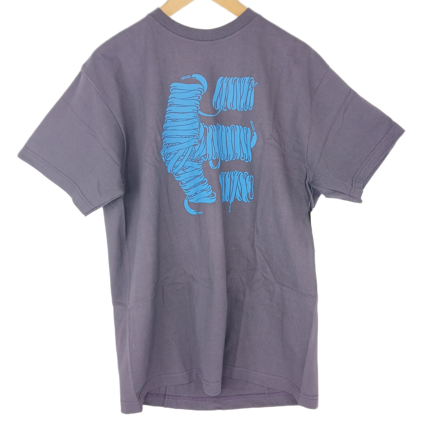 Etnies Laced Basic Purple Blue Mens Size Large S/s Vintage Shirt