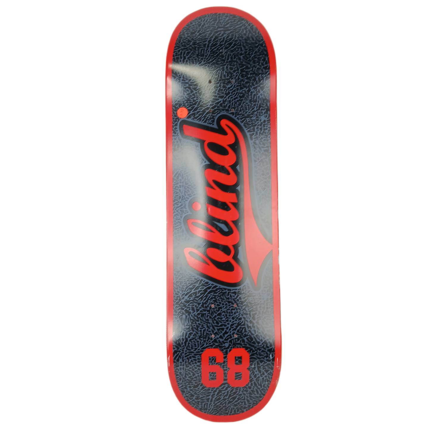 Blind No 89. Black Red Size 8.38" Vintage NOS Deck