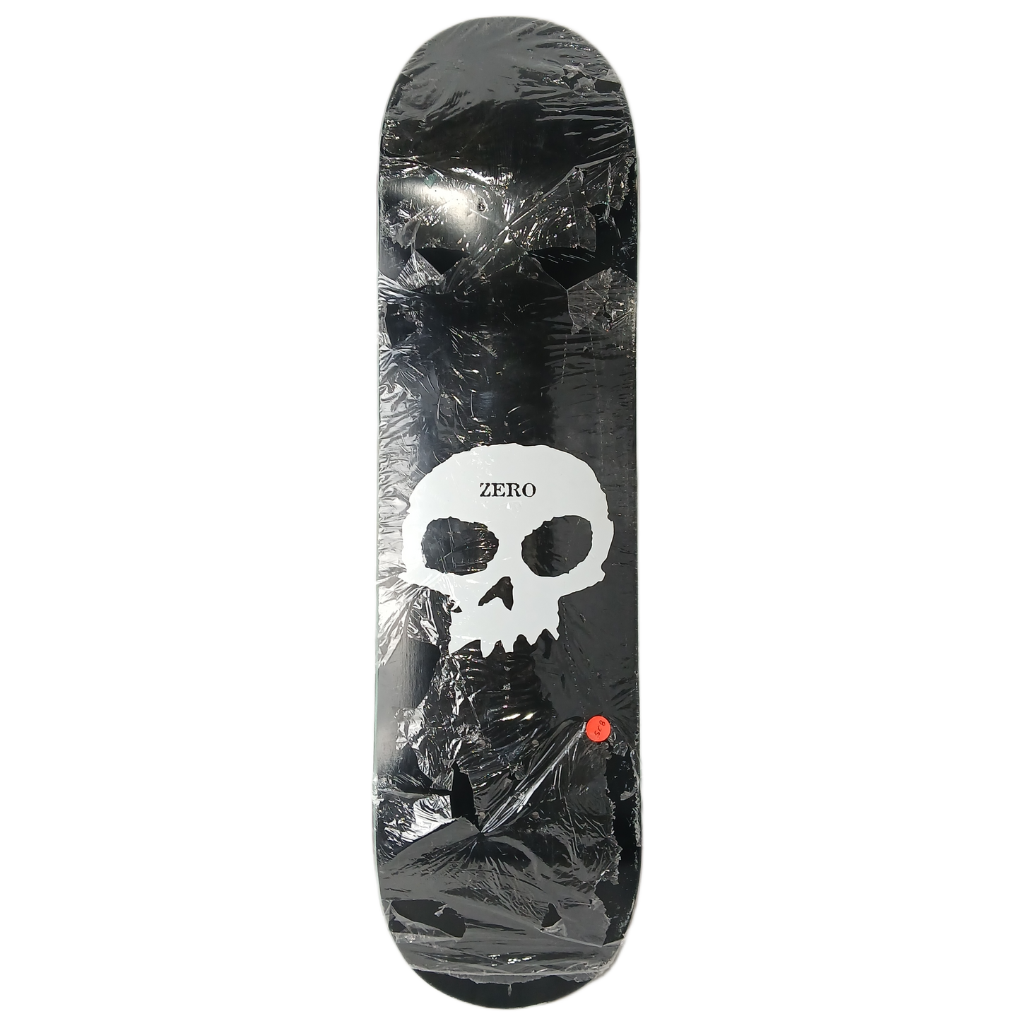 Zero Team Classic Skull Black Size 8.25" Vintage NOS Deck RP