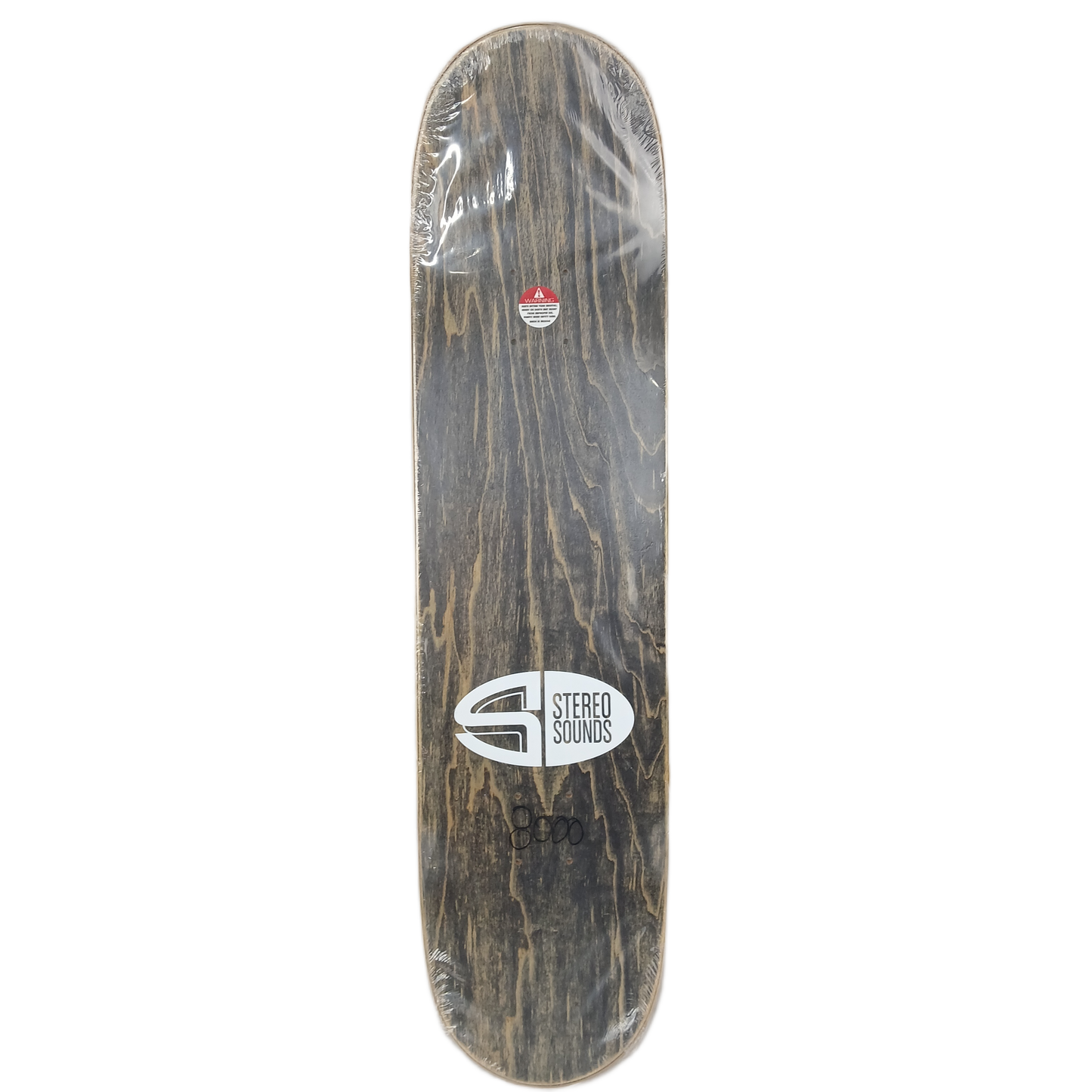 Stereo Arrows Grey Black White Size 8.000 Vintage NOS Deck
