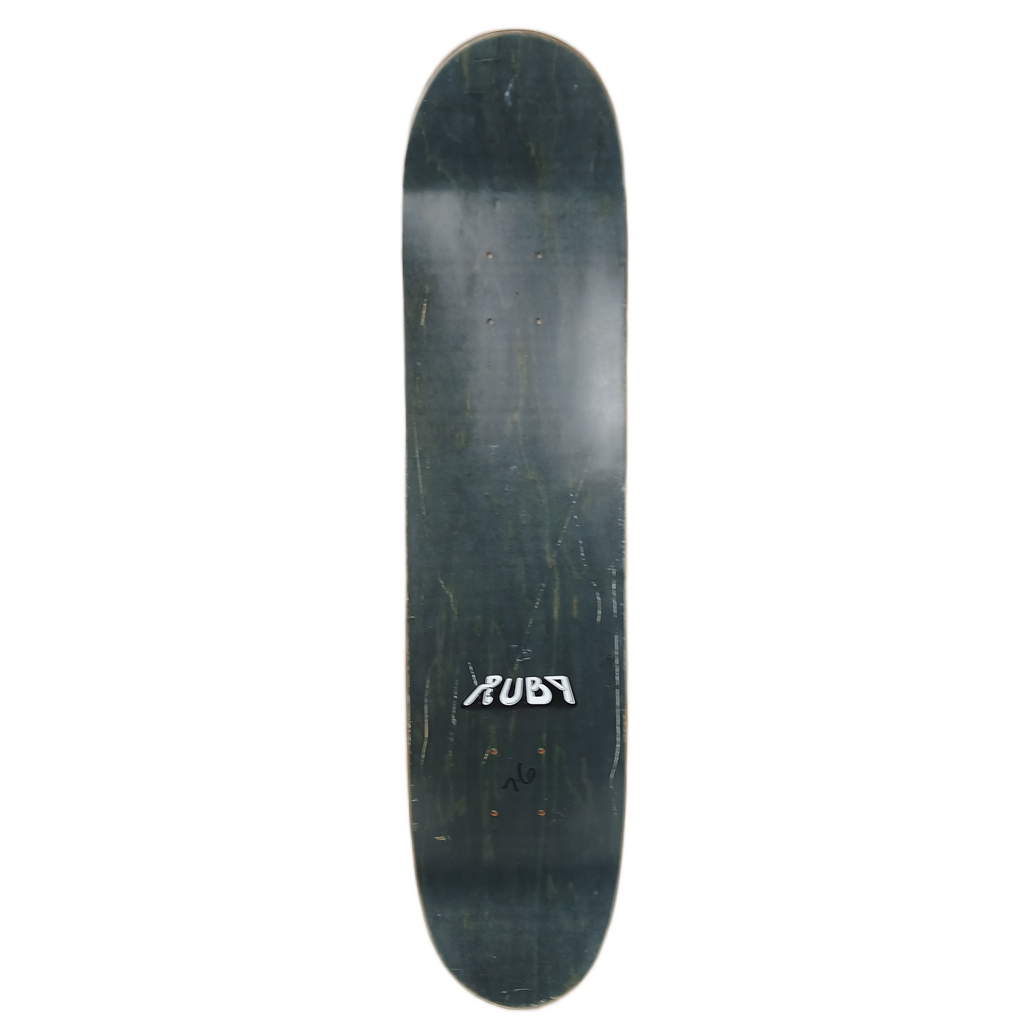 Ruby Republic Brad Staba Black Pink Multi Size 7.6" Vintage NOS Deck