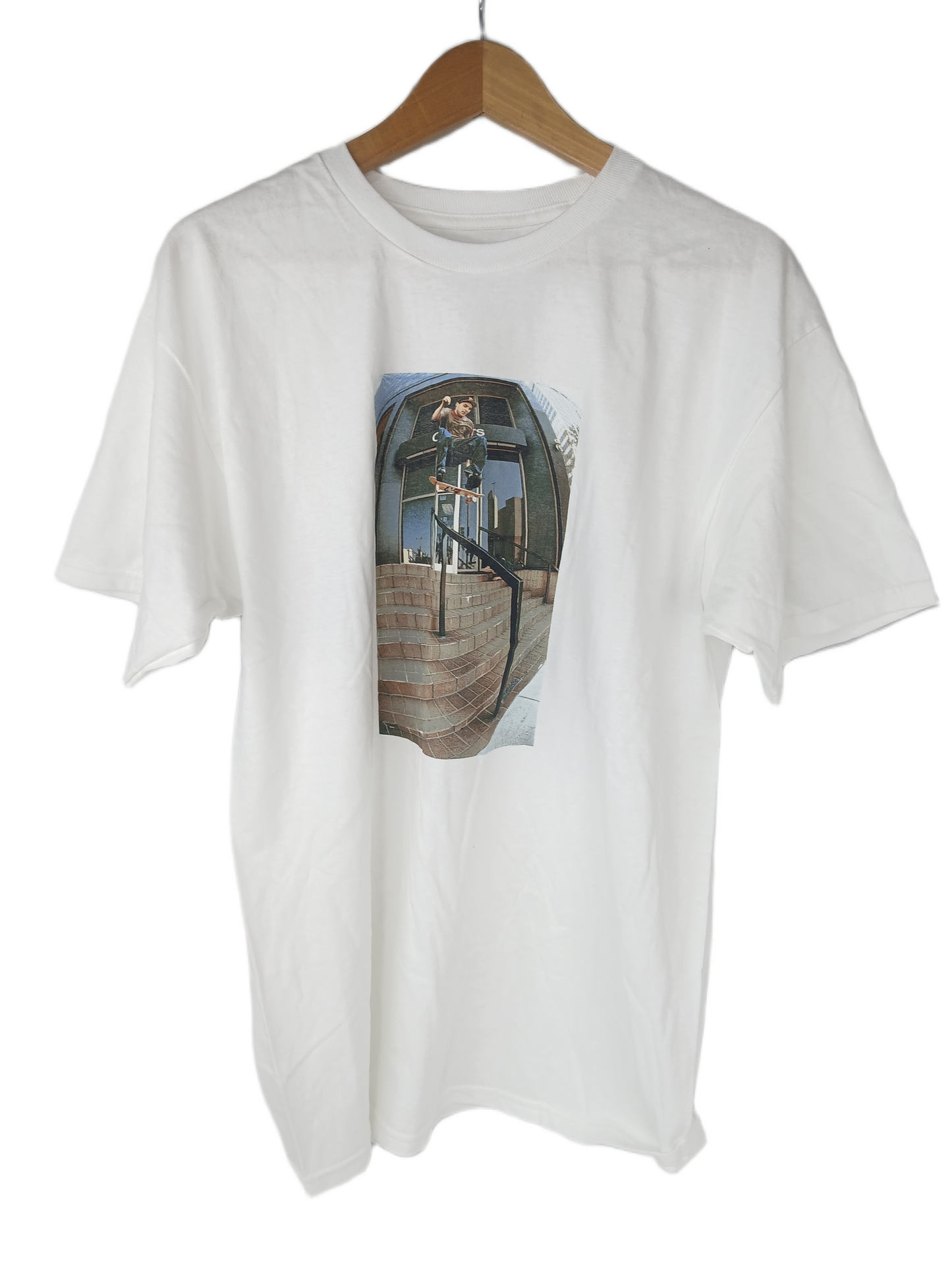 Girl x Mike Blabac Photo Gino Iannucci Nollie 180 Wilshire Rail White Size L S/s Shirt