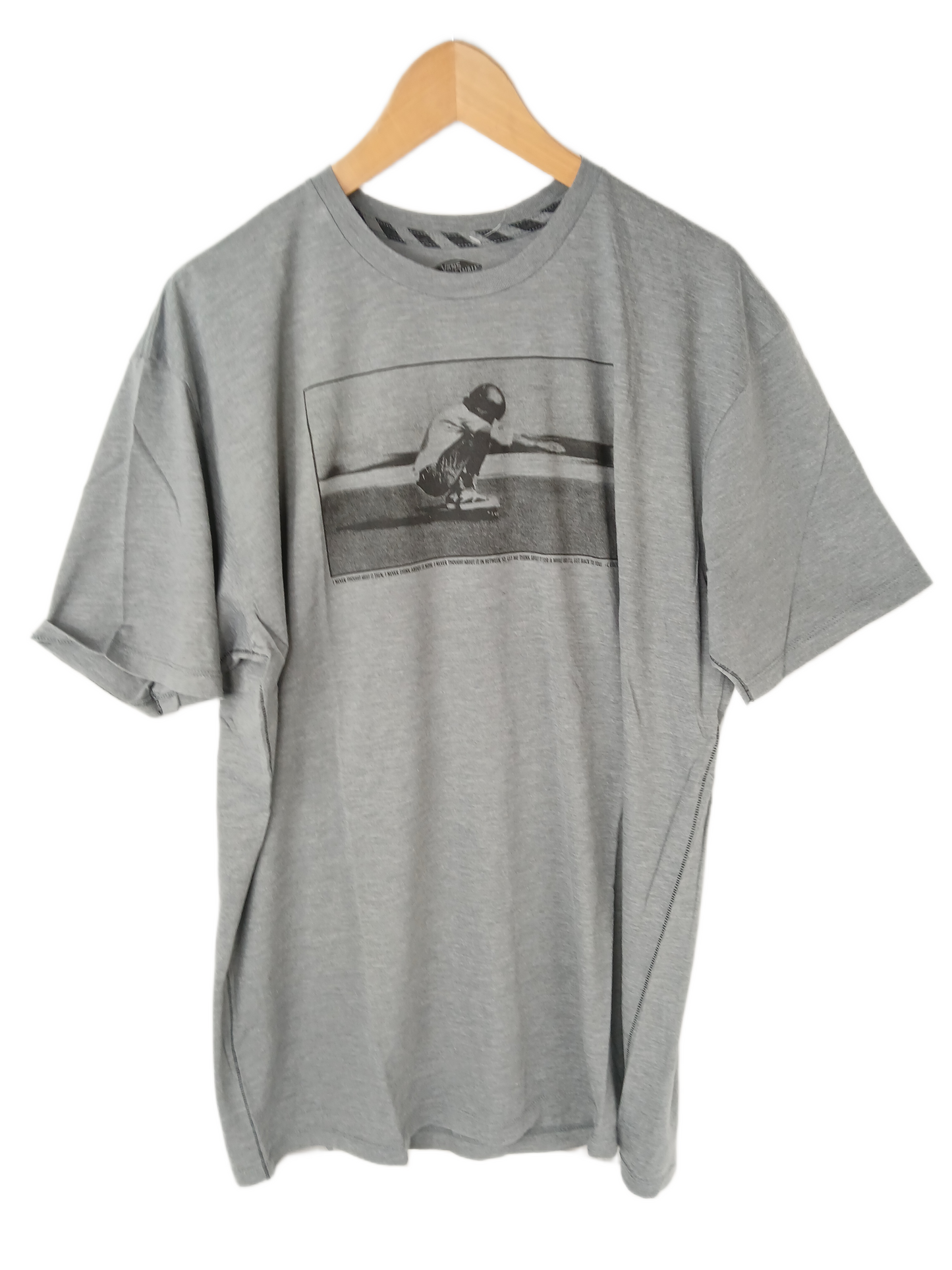 Vans C.R. StecyK III Picture Grey Black Size XL S/s Shirt