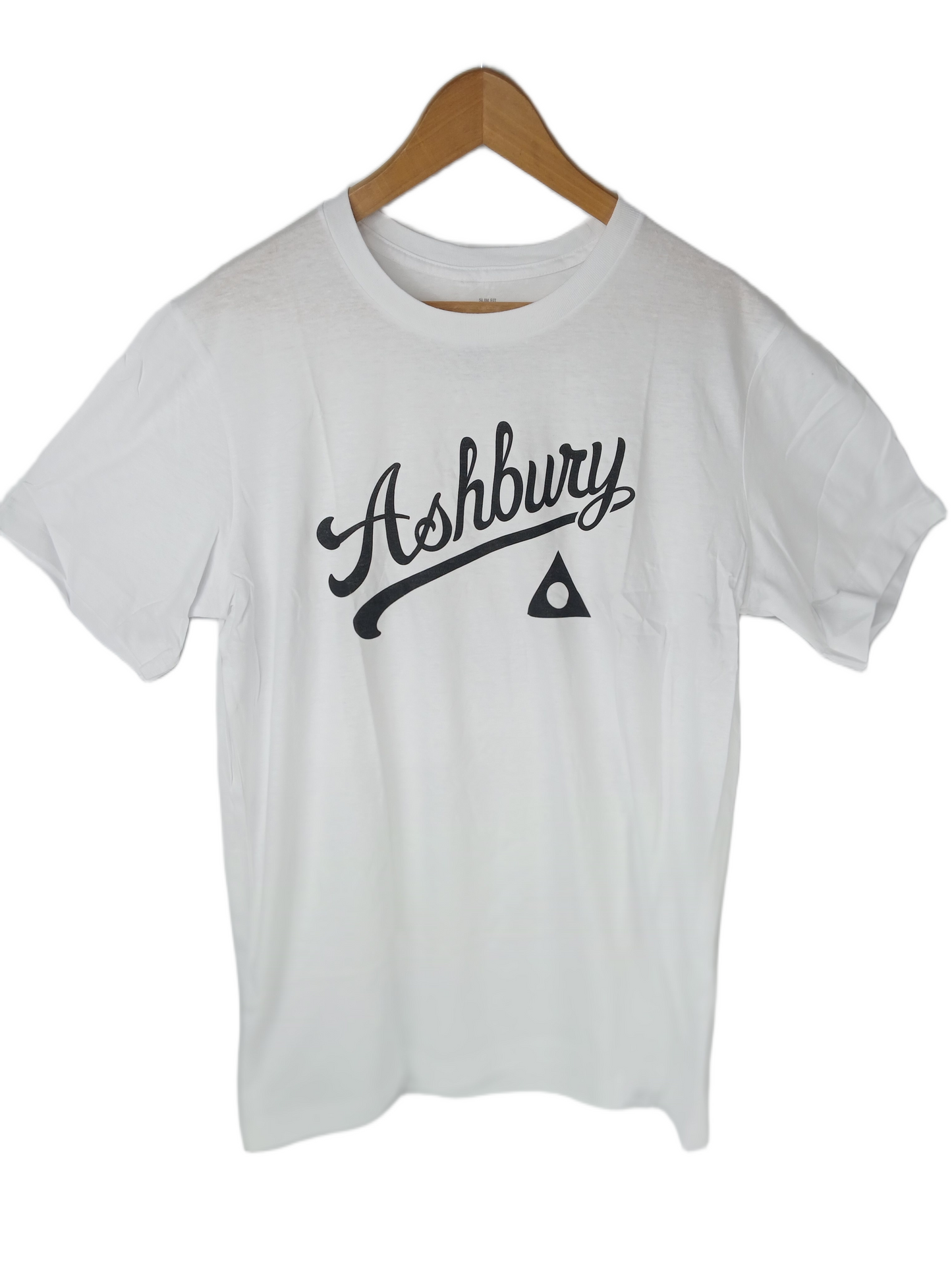 Ashbury Chest Logo White Black Size L S/s Shirt