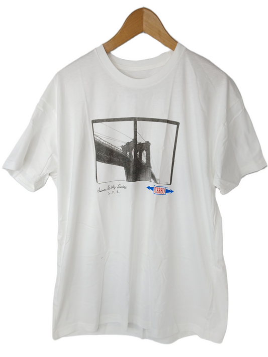 Stereo S.P.B. Bridge Photo Black White Size XL S/s Vintage Shirt