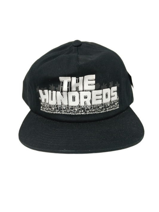 The Hundreds Hollywood Sign Black White One Size Fits All Vintage Snapback Hat