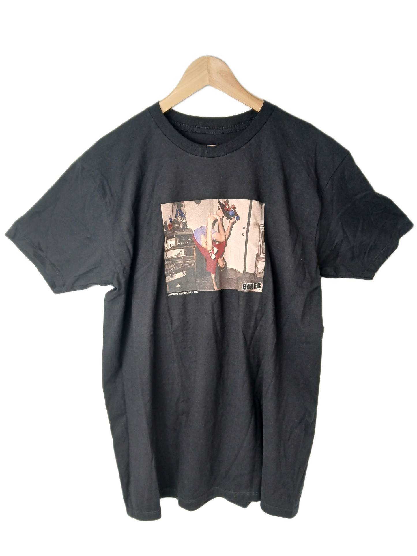 Baker Andrew Reynolds Street plant 1988 Photo Size L S/s Vintage Shirt