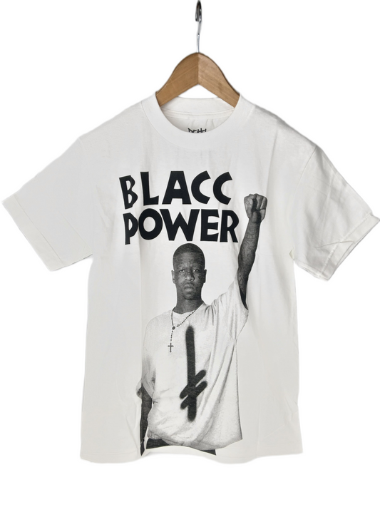 Deathwish Antwuan Dixon Blacc Power Black White Size S S/s Vintage Shirt