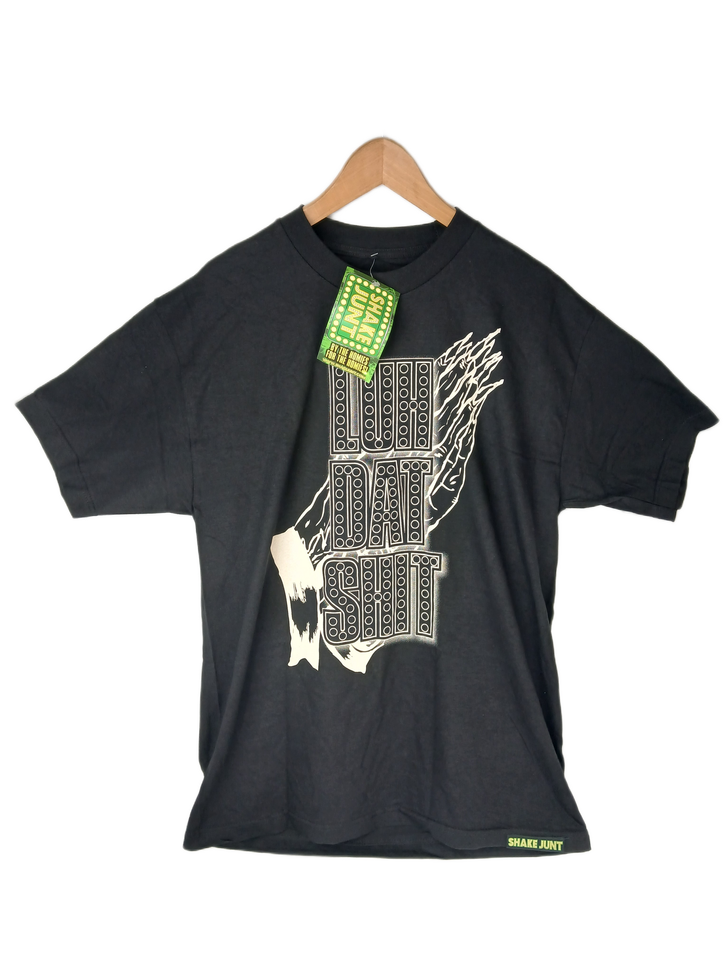 Shake Junt X The Goat & Occasional Others Luh Dat Shit Black White Size L S/s Vintage Shirt