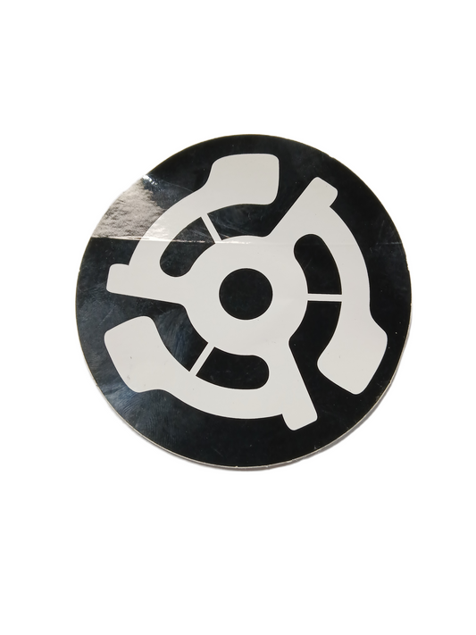 Stereo Gear Logo Black White Size 3.8" Vintage NOS Sticker