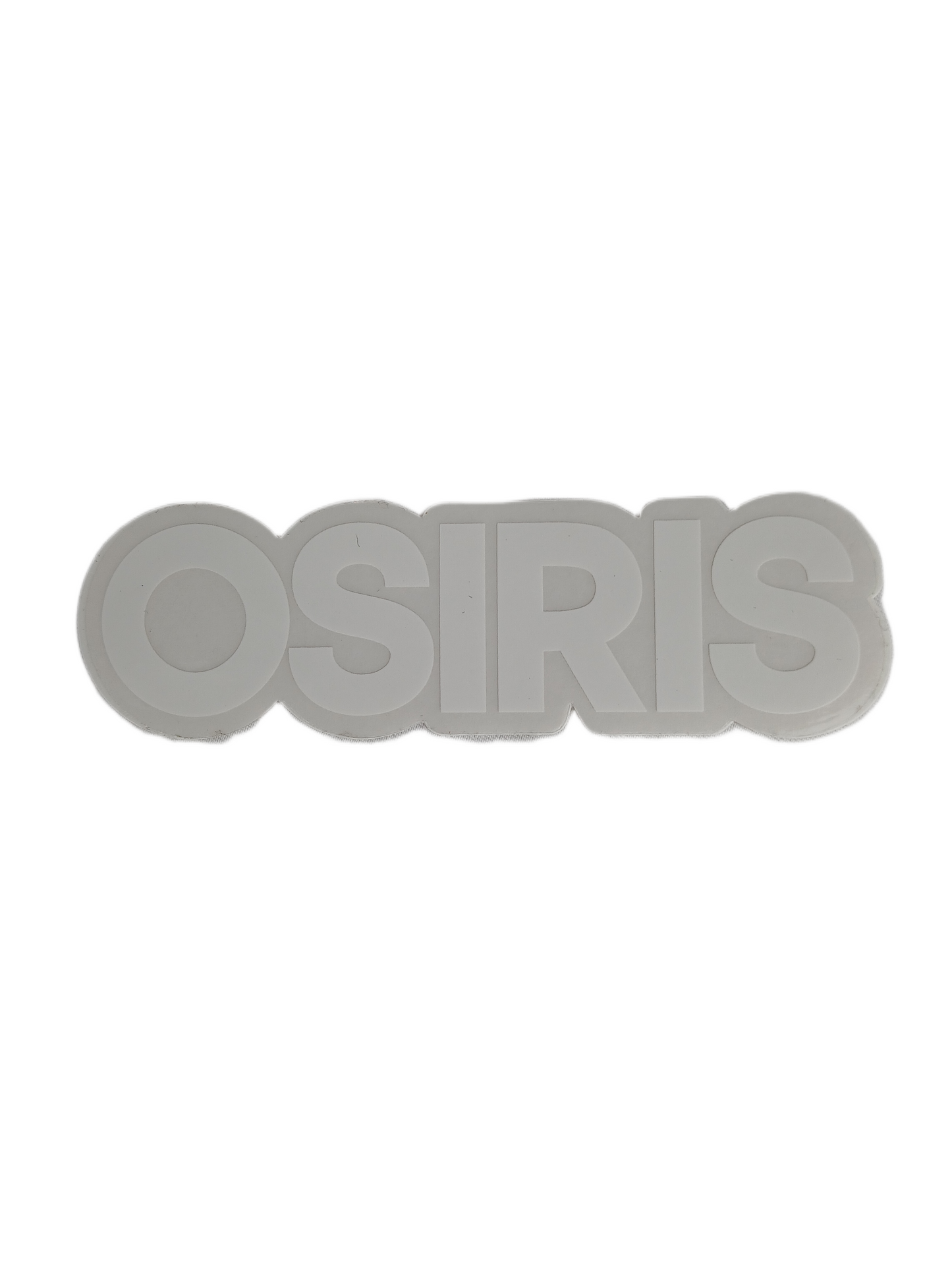Osiris Clear White 4" X 1.3" Vintage NOS Sticker