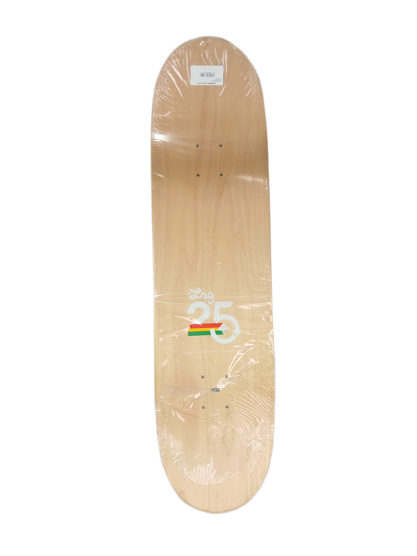 LRG Glow In The Dark Misfits 25th Year Anniversary Dead Serious Black White Green Size 8.375" Vintage NOS Deck Ripped Plastic