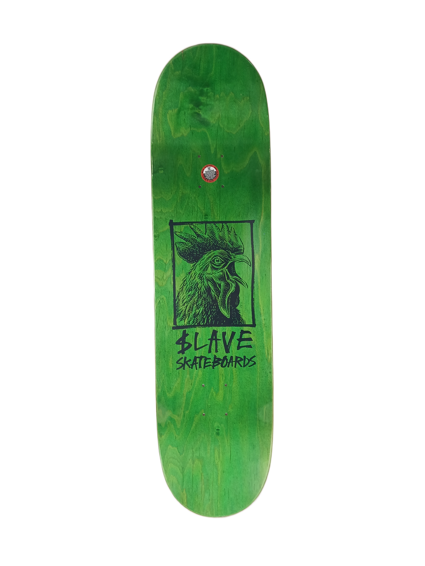 $lave Rooster Graphic Black Multi Size 8.5" Vintage NOS Deck