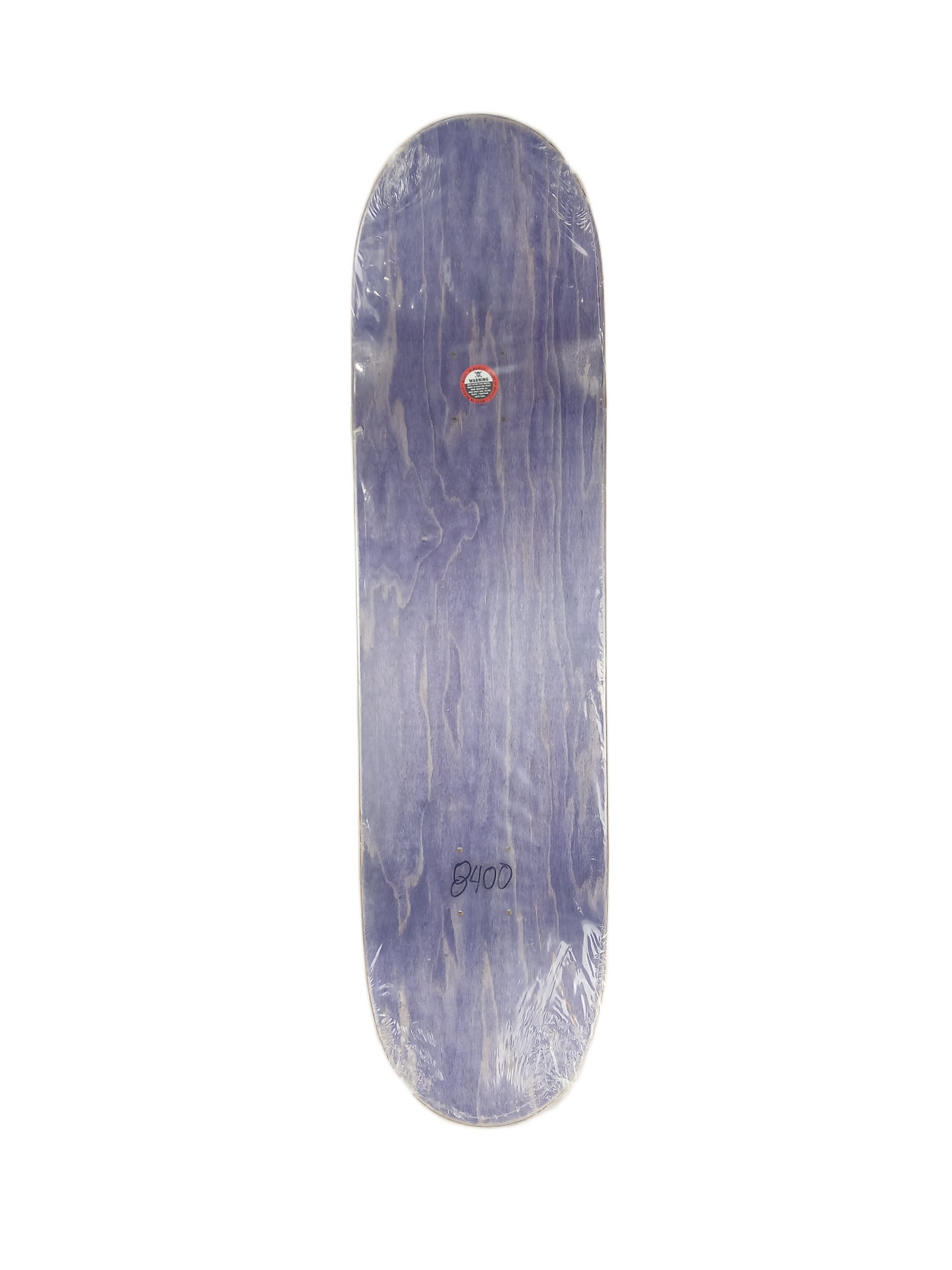 Deathwish Brown Purple Spray Cross Size 8.400" Vintage NOS Deck