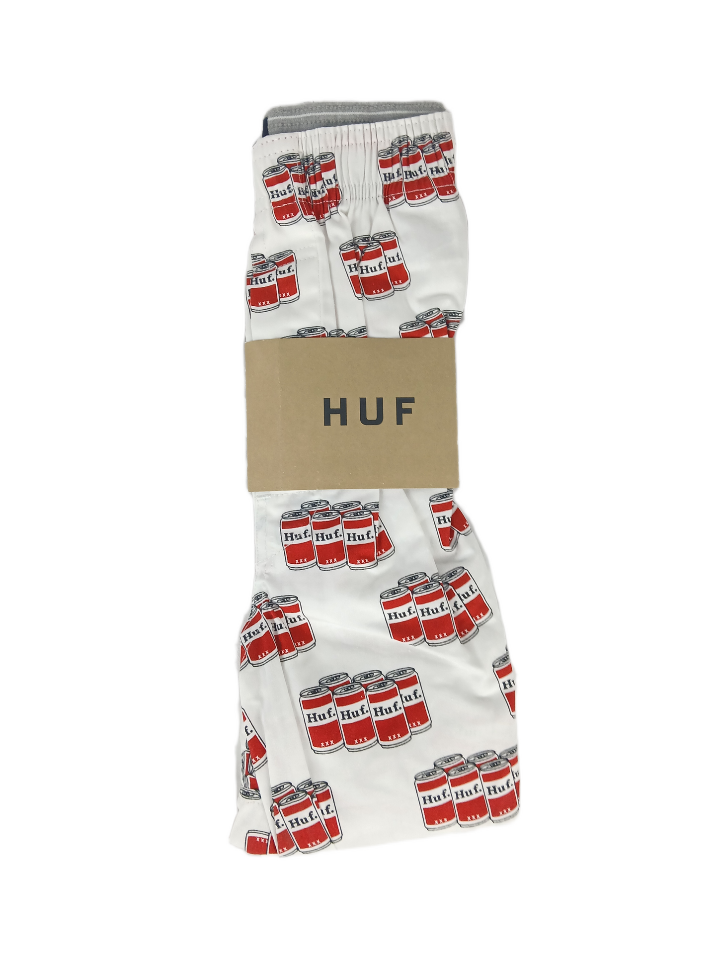HUF 6-Pack Boxer White Red Black Mens Size M Boxer Shorts