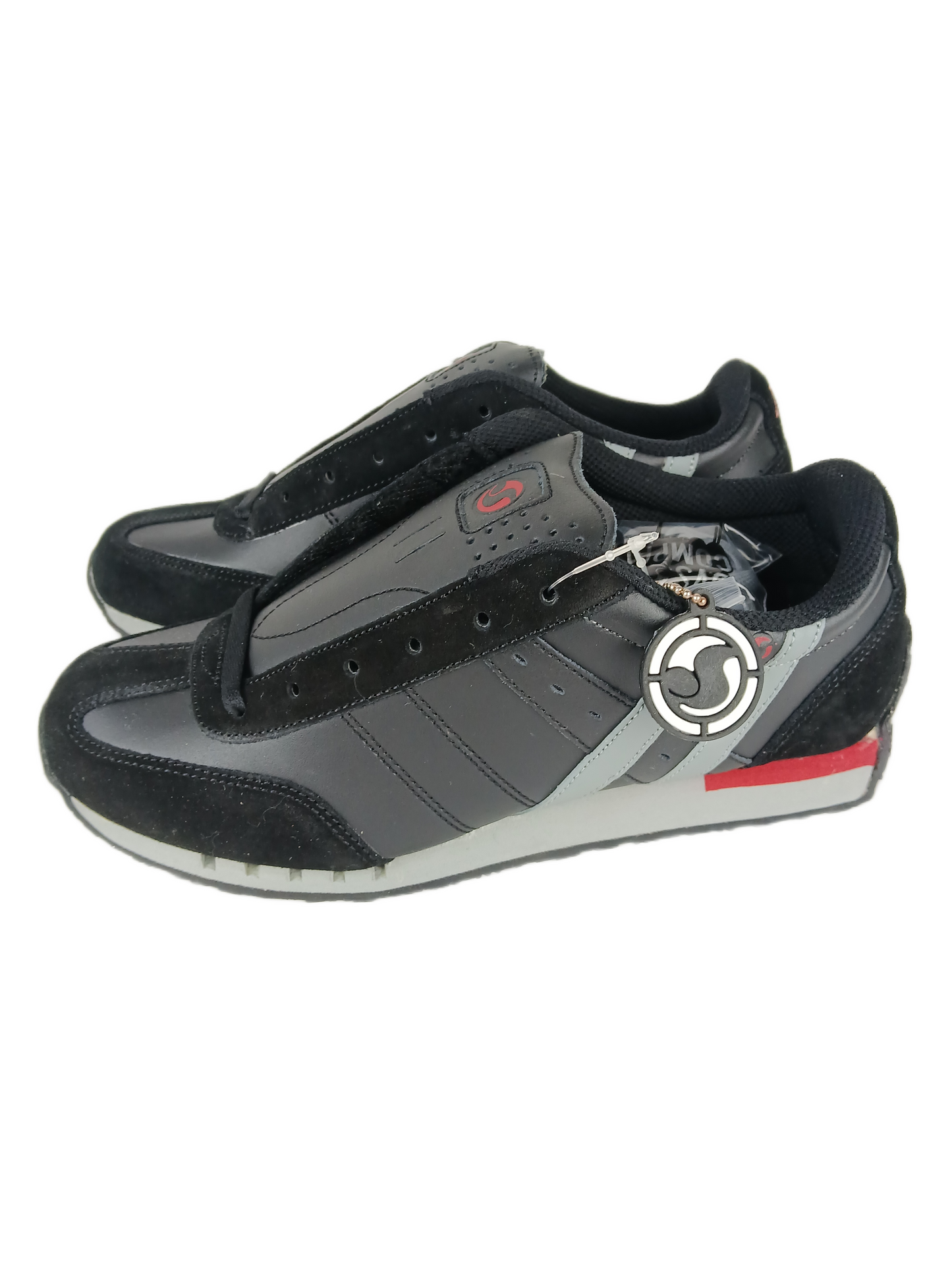 DVS Freemont Black Grey Leather Size 9 Shoes