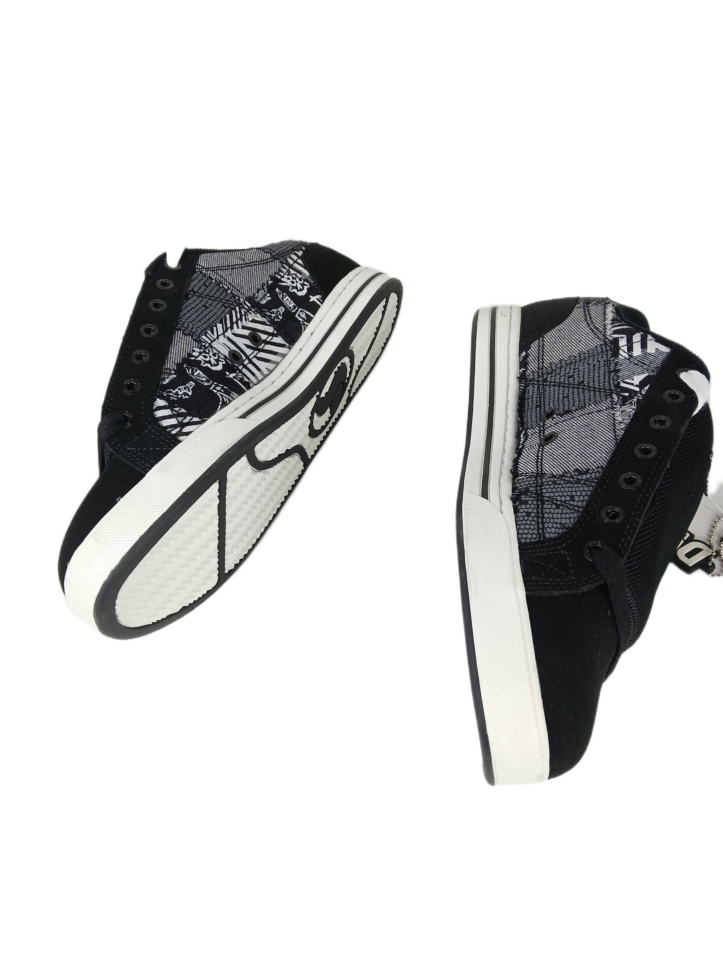 DVS Monument SMU Black Patchwork Size 9 Shoes