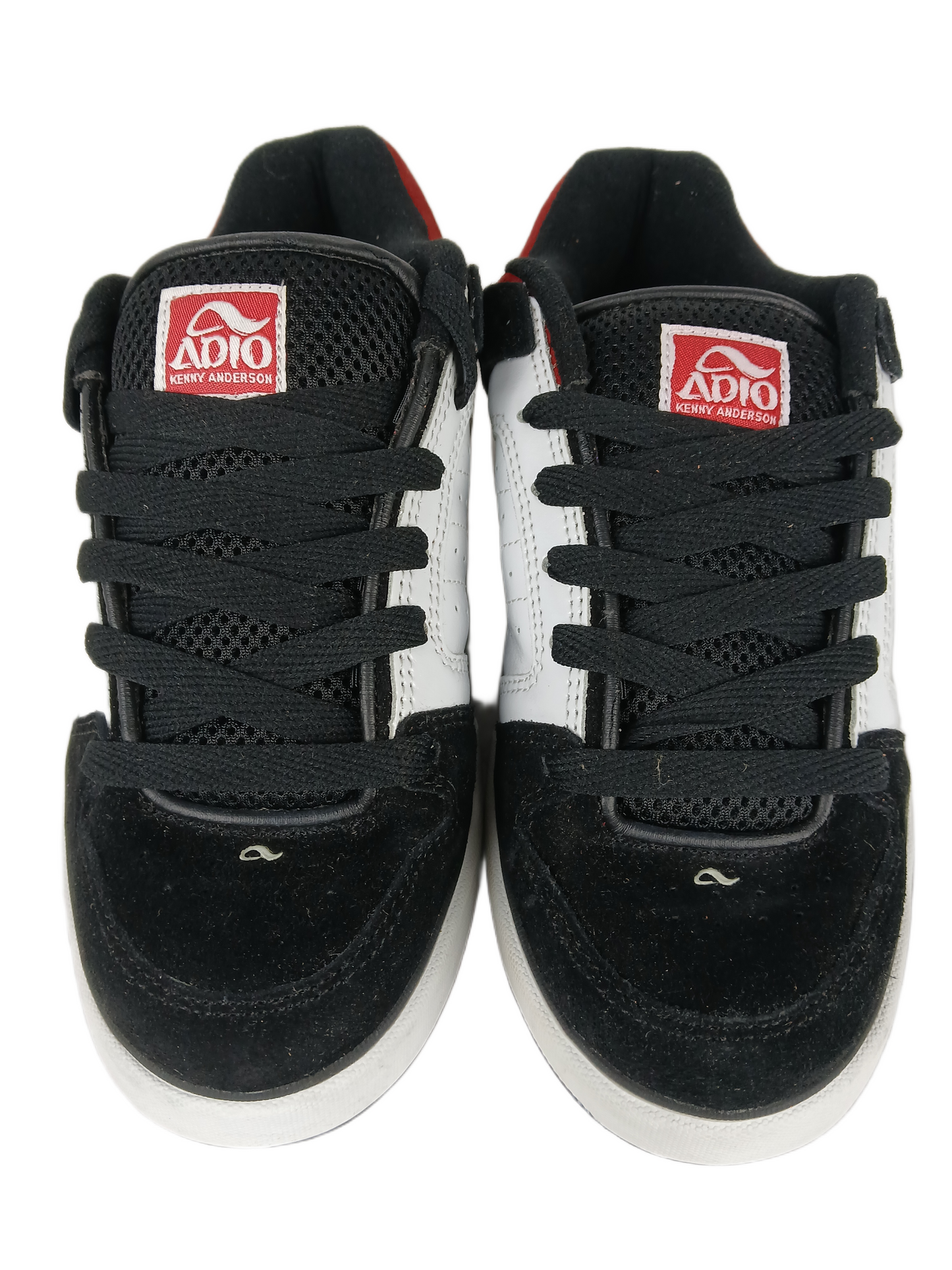 Adio Kenny Anderson Kenny V2 Black White Red US Mens Size 9.5 Vintage Sample Shoes