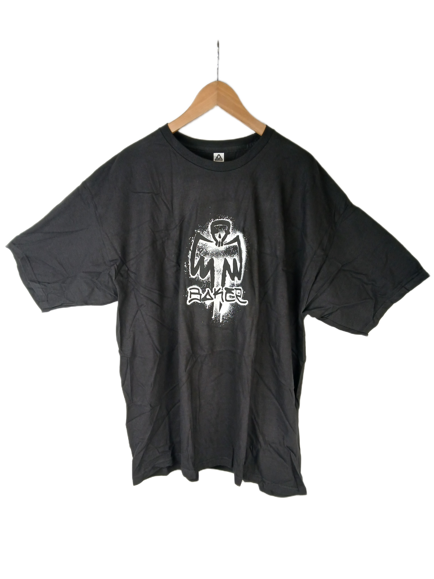 Baker Leo Romero Vato Angel Graphic Black White Mens Size 2XL S/s Vintage Shirt
