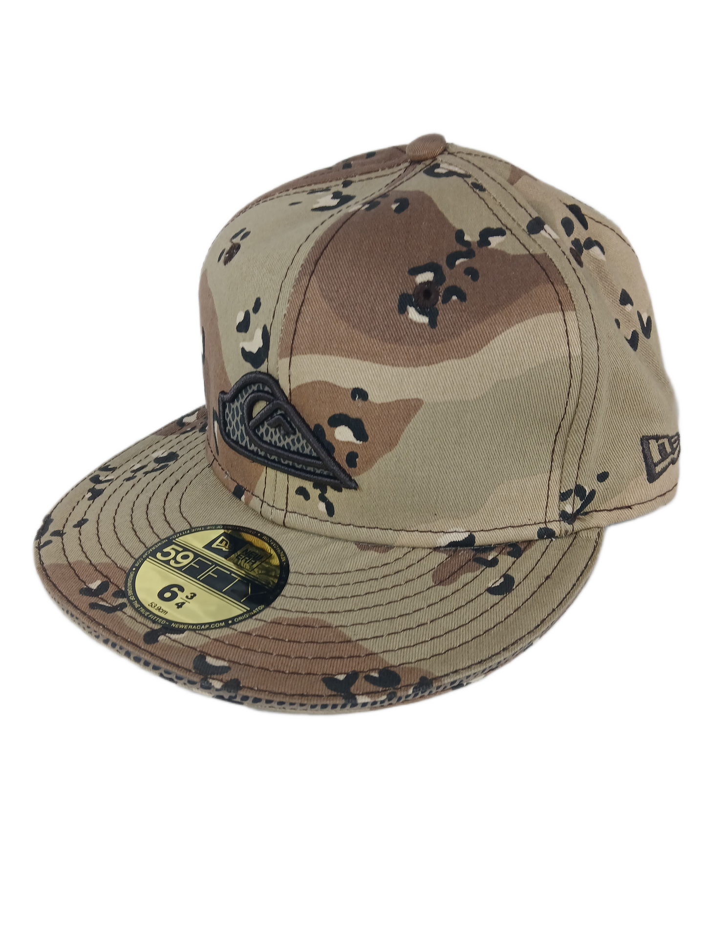 Quicksilver X New Era 59Fifty Desert Camo Size 6 3/4 53.9 (XS) Vintage Fitted Hat