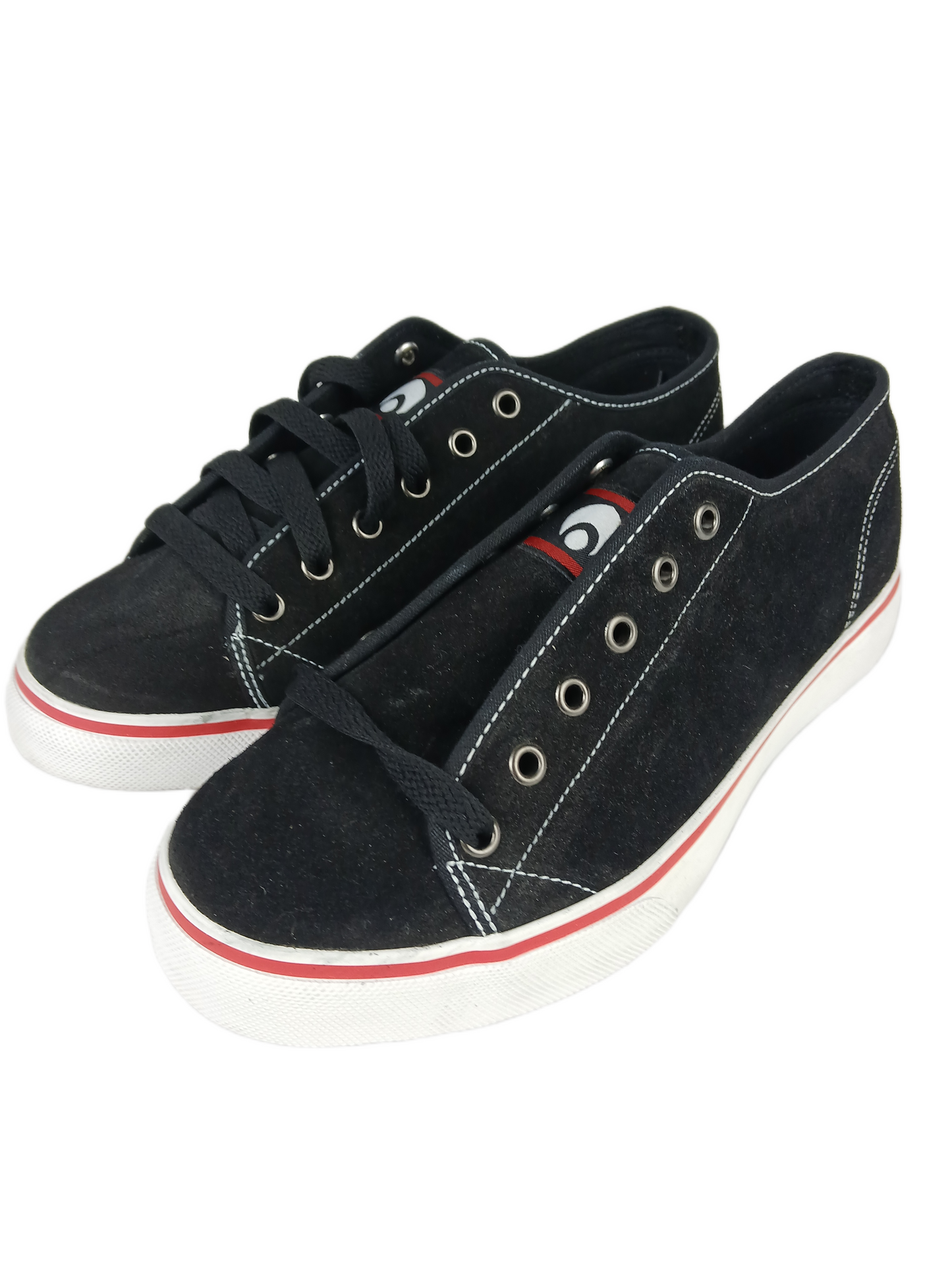Osiris Loden Black White Red US Mens Size 9 Shoes