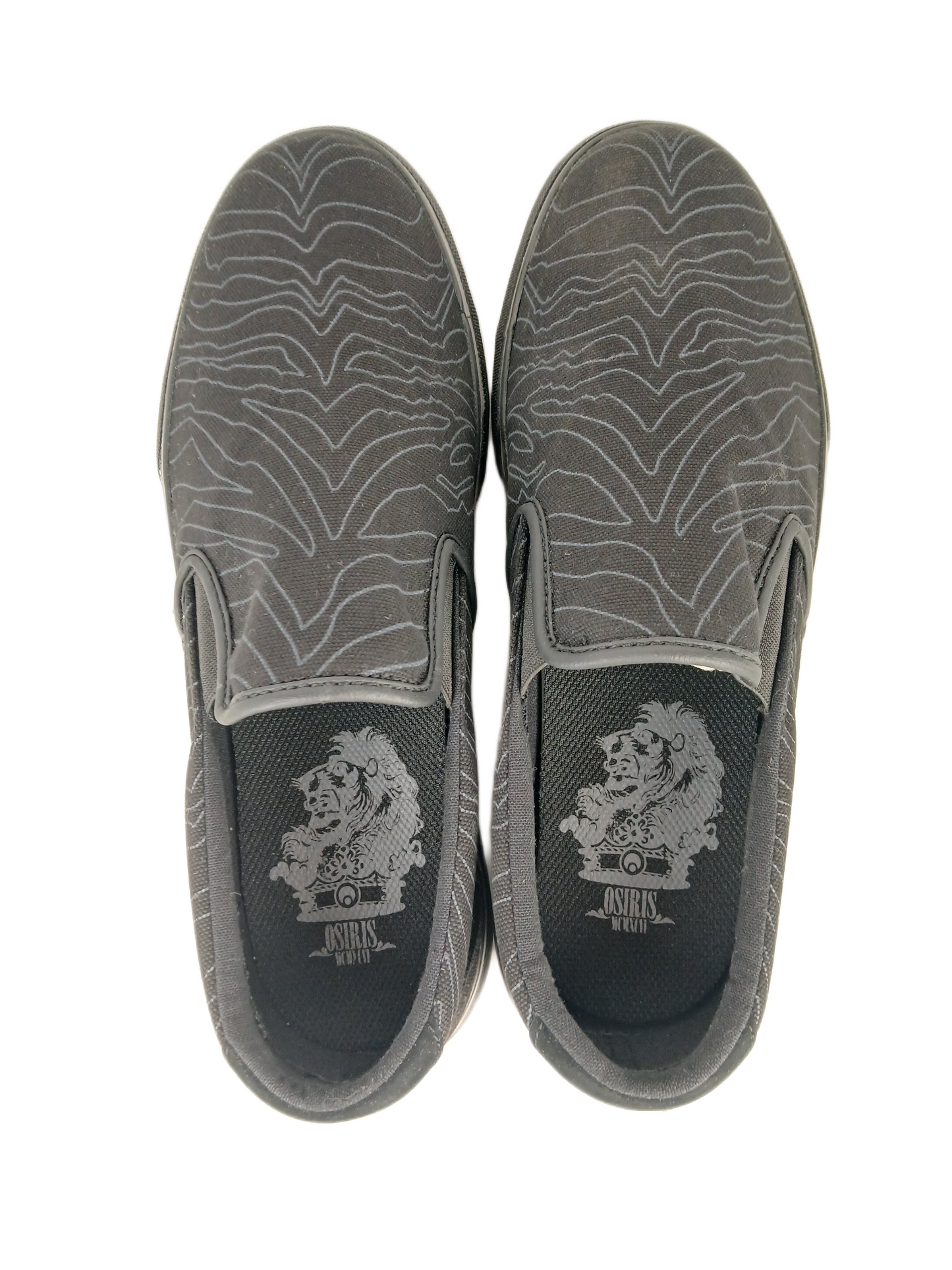 Osiris X Joy Division Unknown Pleasures Scoop Black/White/Zebra US Mens Size 9 Shoes