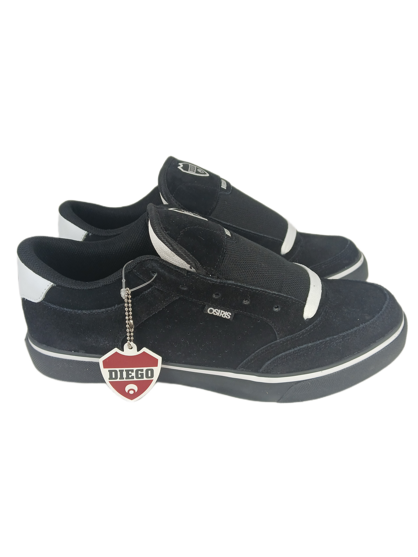 Osiris Diego Bucchieri Cleaver Black White US Mens Size 11.5 Shoes
