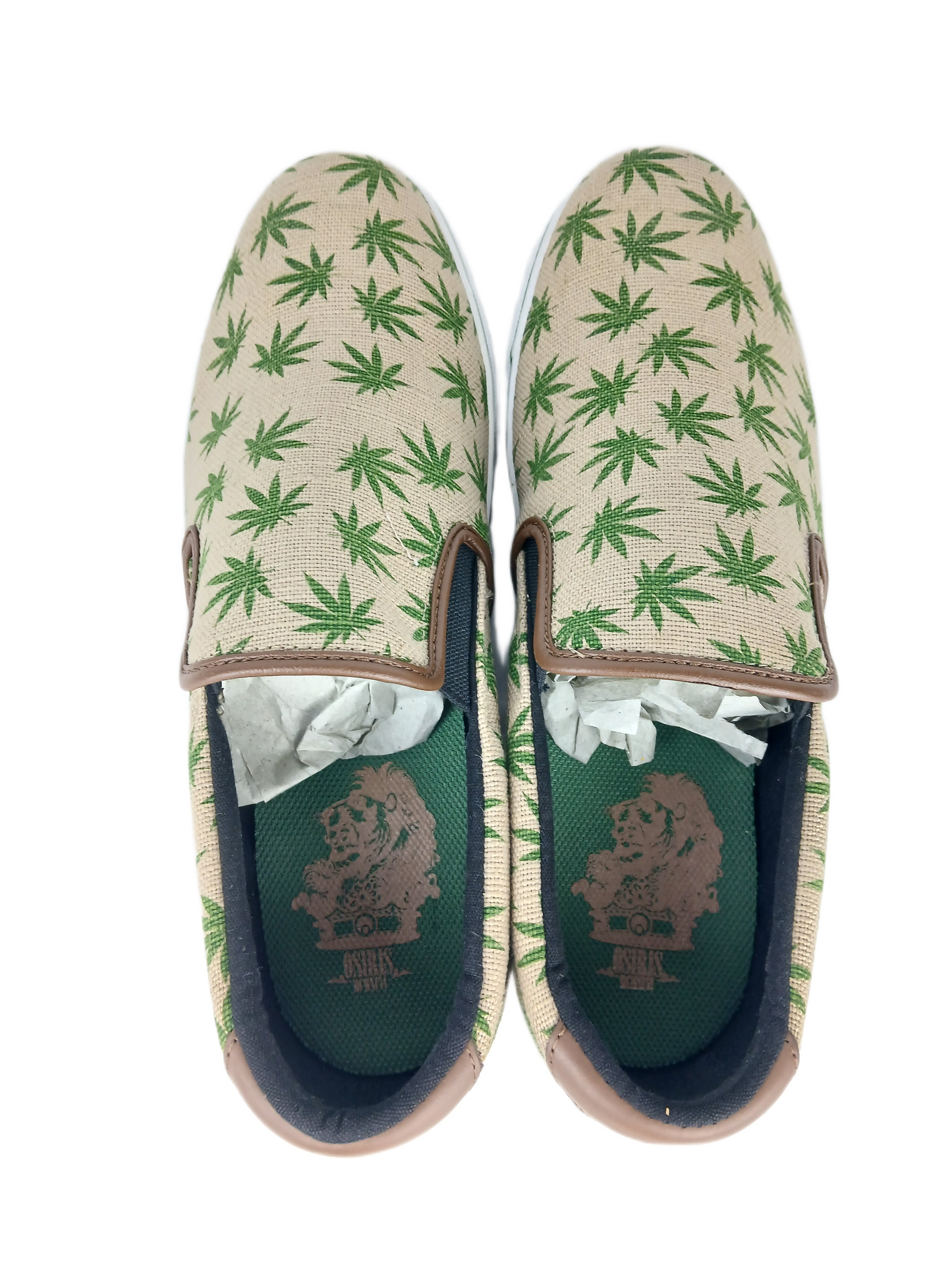 Osiris Scoop Natural Green Leaf US Mens Size 13 Shoes