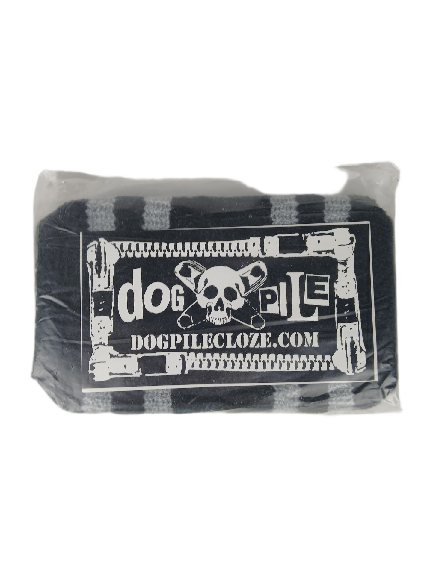 Dog Pile Grey Black Set Of Two Vintage Wristbands With Sticker