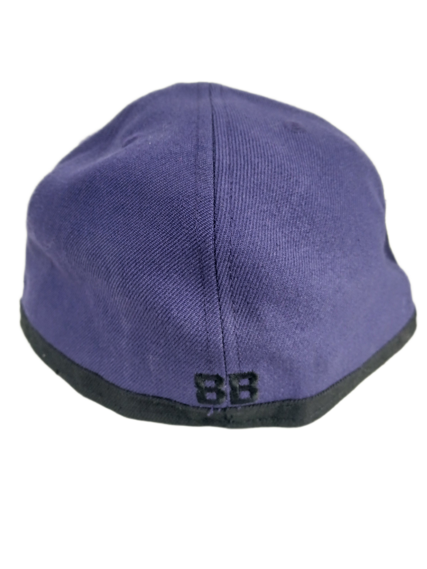 Matix X New Era 59Fifty Brandon Biebel Signature Beezy Purple Black M Initial Front BB Initials Back Size 7 1/2 59.6cm Vintage Fitted Hat