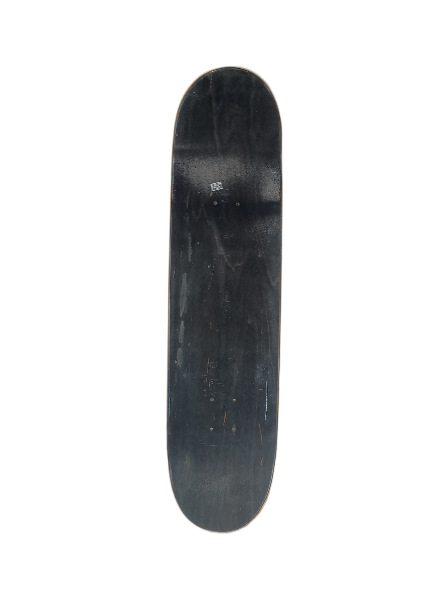 Blank White Spitfire Stickers On Paint Size 8.25" Deck