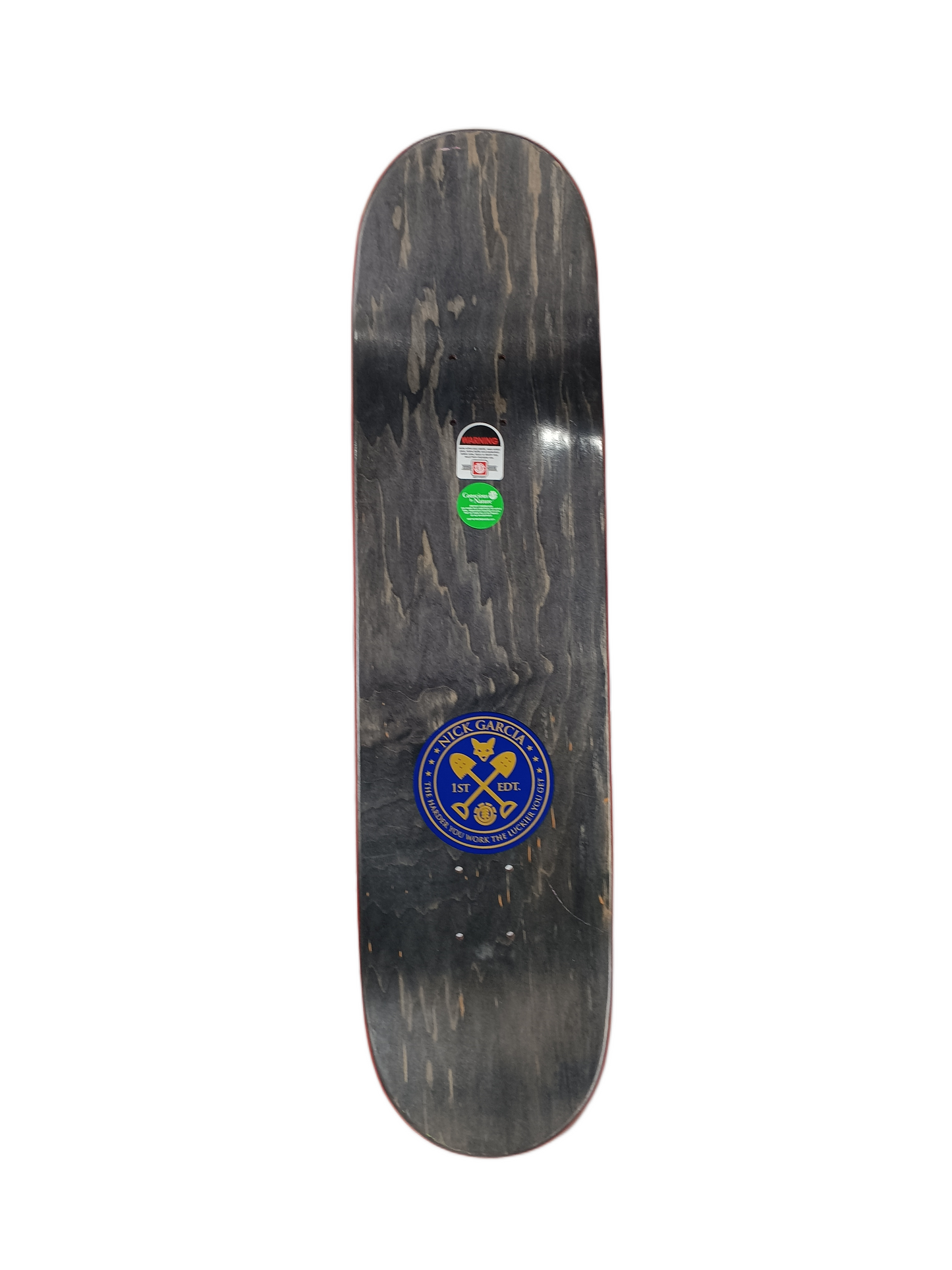 Element Nick Garcia Autographed Basic Red/Blue Size 8.25" Vintage NOS Deck 2012