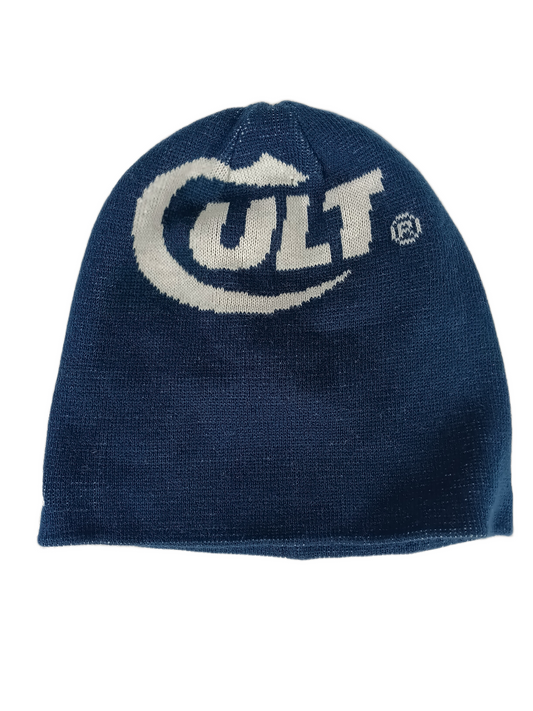 Cult X New Era Navy White Silver One Size Fits All Vintage Beanie