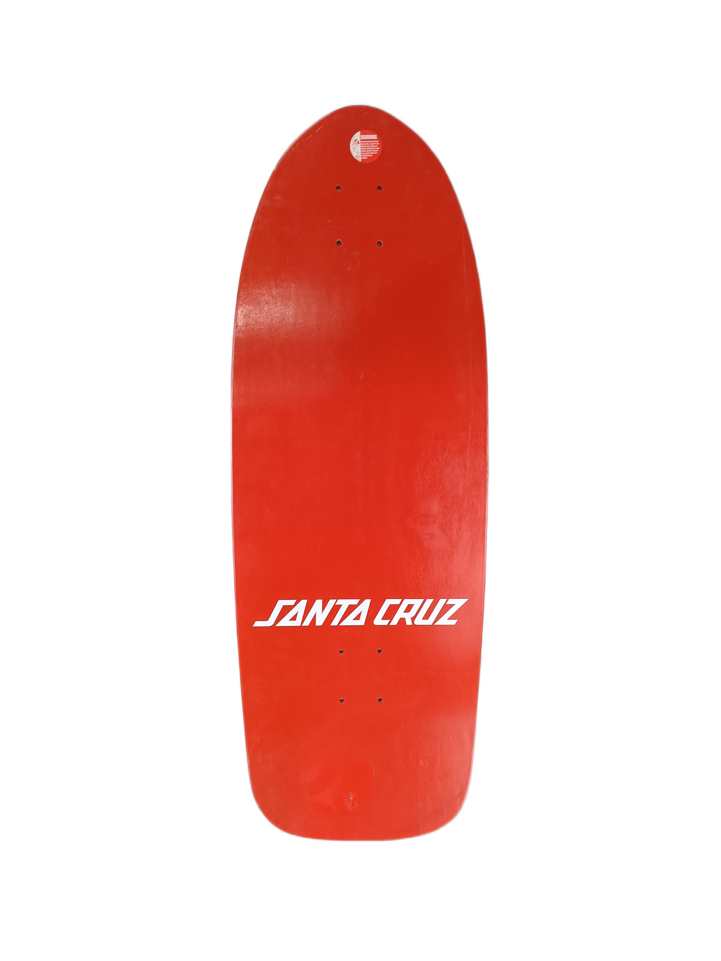 Santa Cruz Duane Peters Autographed Stripes Black White Red Size 10.5" Vintage NOS Autographed Deck