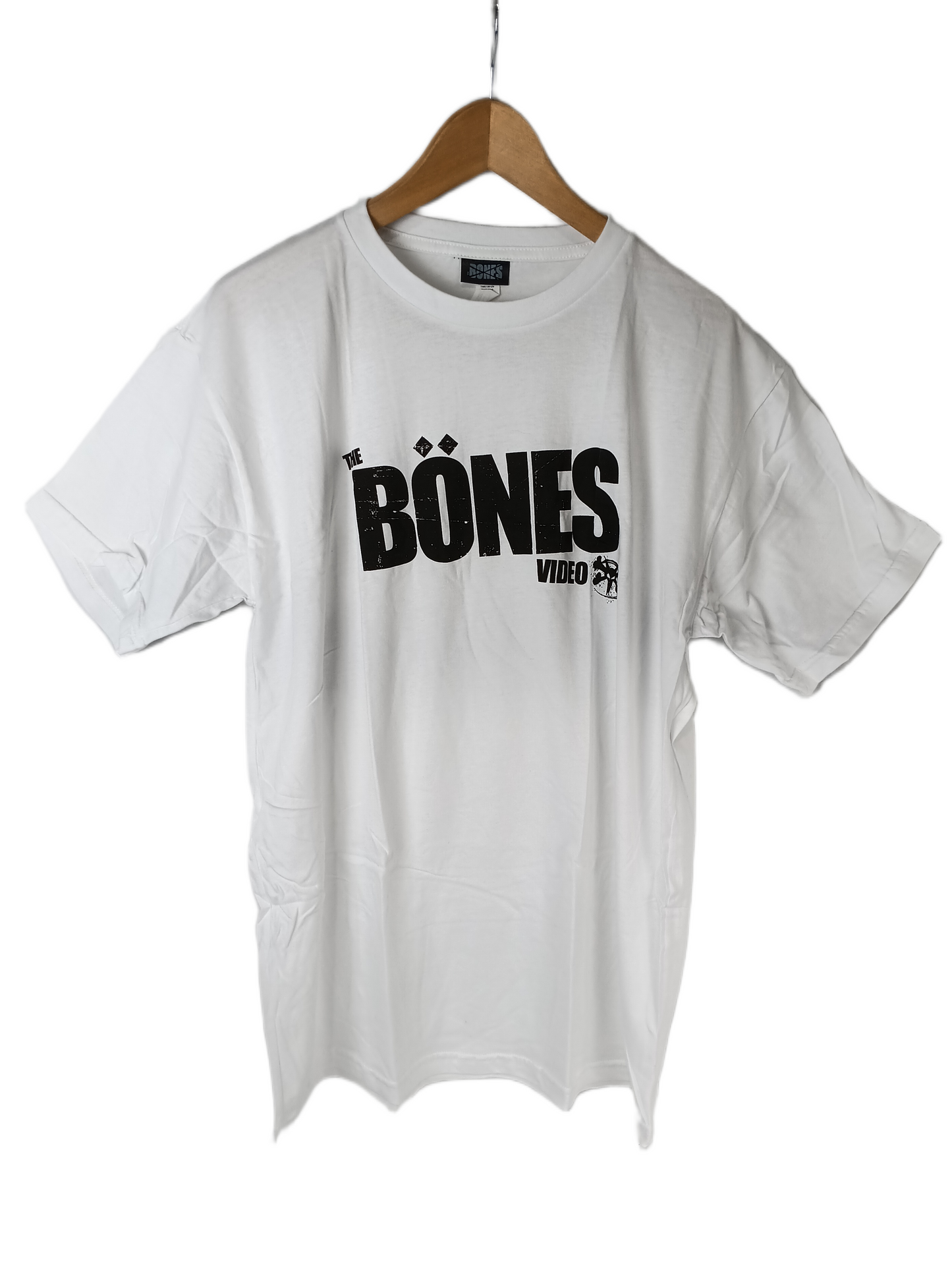 Bones The Bones Video Black White Mens Size L S/s Vintage Shirt