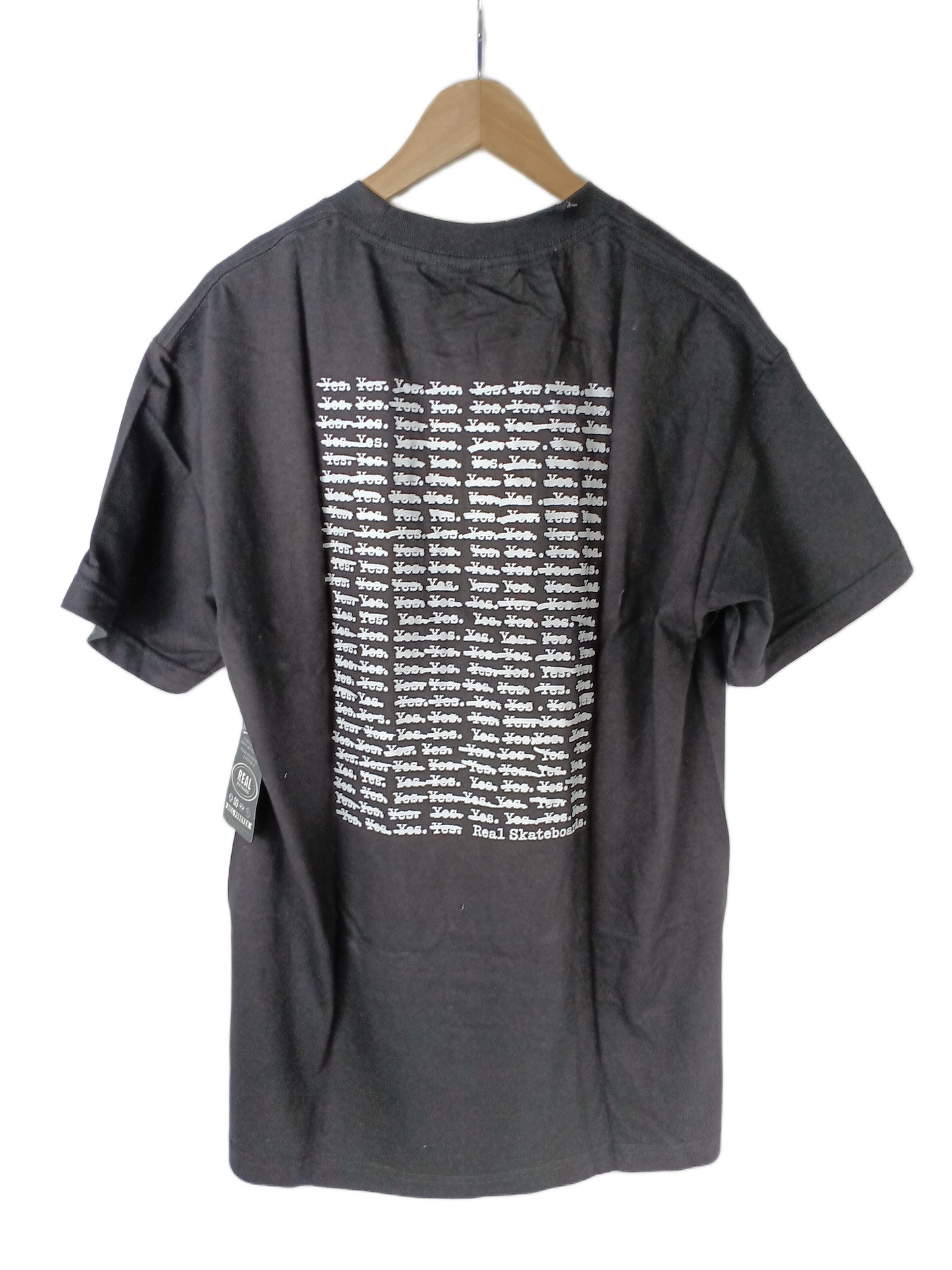 Real The Power Of Positive Thinking PMA Black White Mens Size Large S/s Pocket Shirt