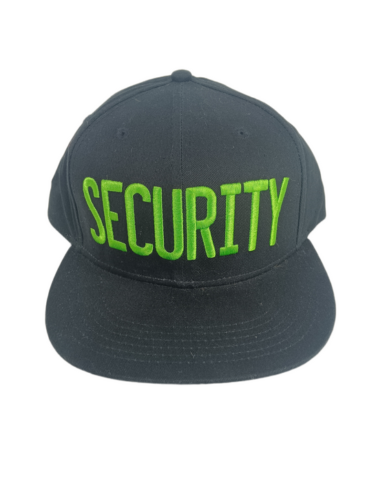 Creature SECURITY Black Green One Size Fits All Vintage Snapback Hat